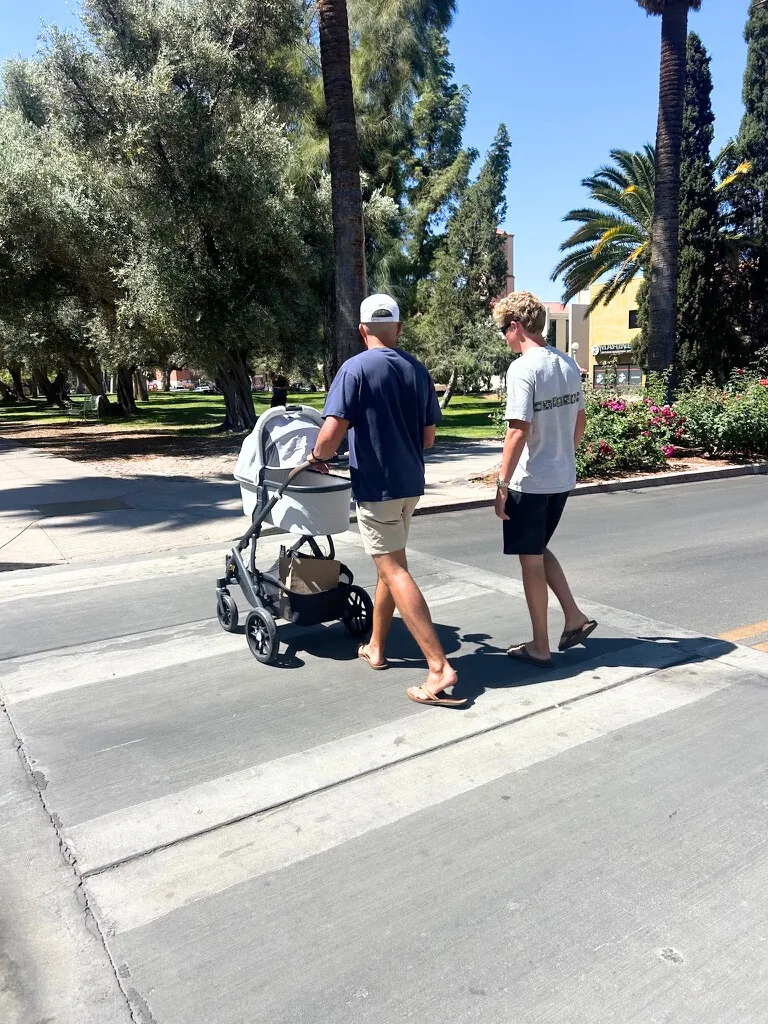 1-on-1 discipleship walking on campus