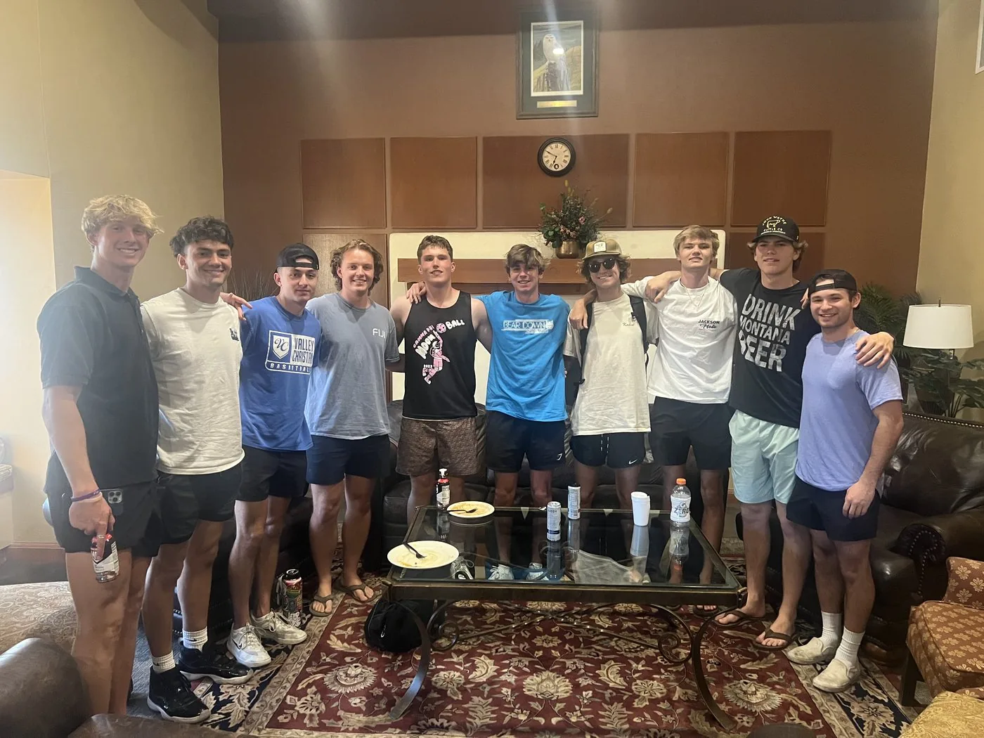 Noah and Blake with the Fiji brothers