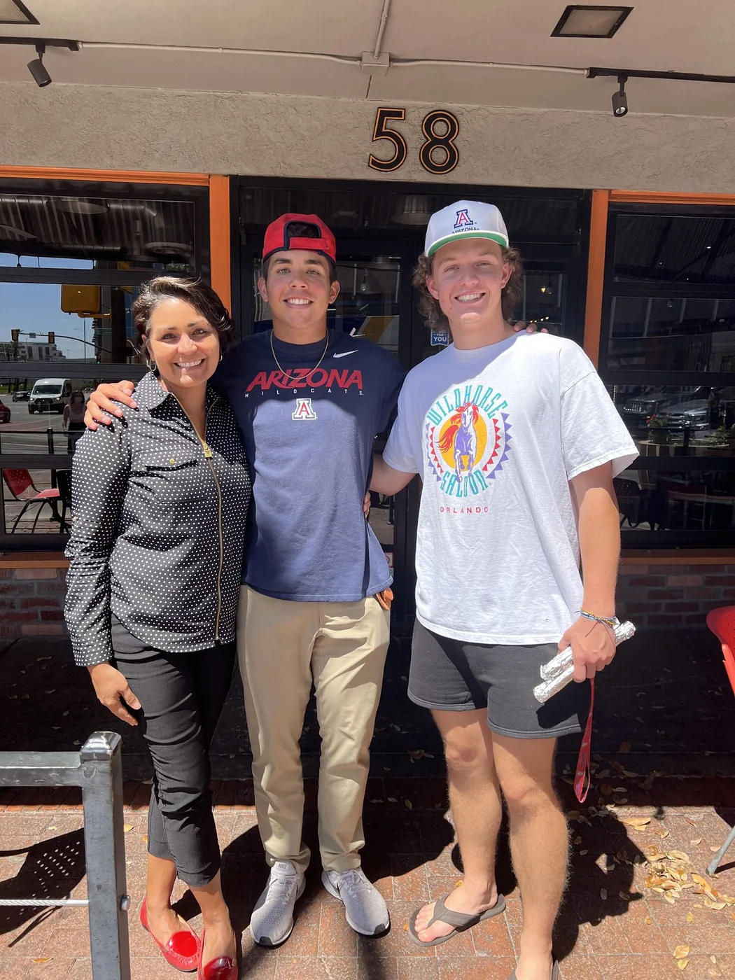 Noah and Blake with a friend's mom